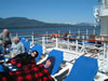 Chilling on deck